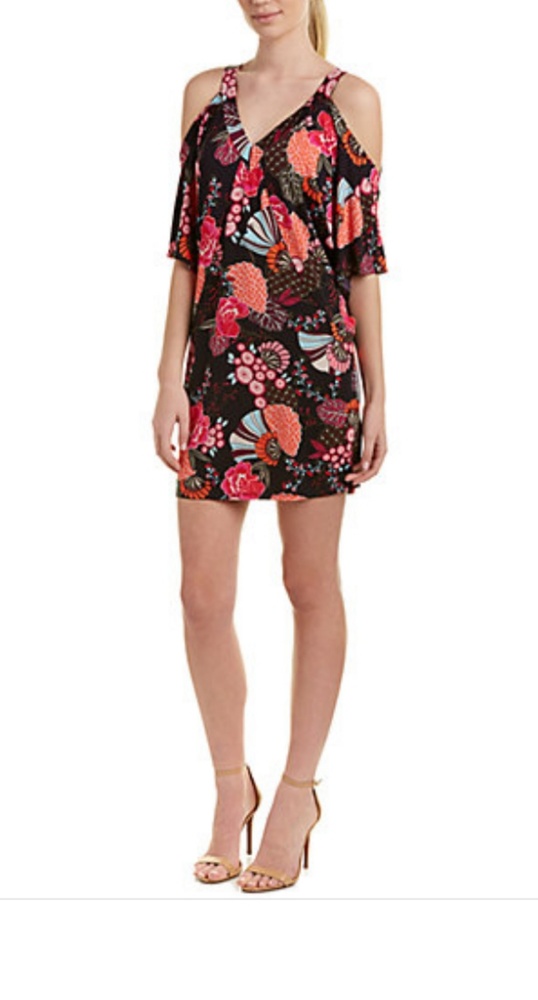 Trina Turk Cold Shoulder Shift Dress NWT